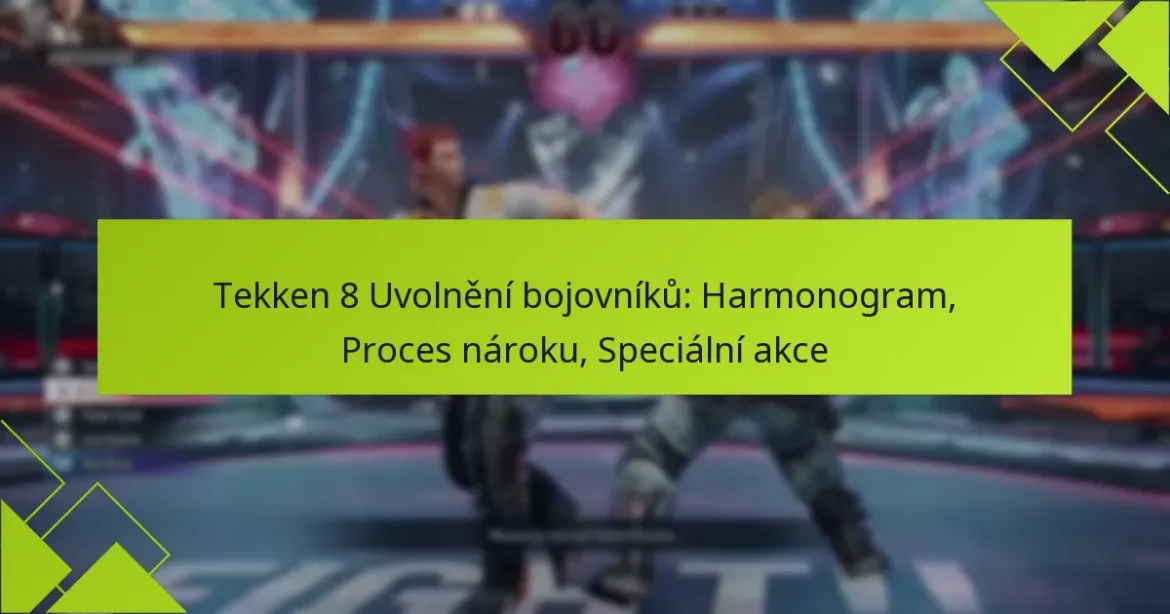Tekken 8 Uvolnění bojovníků: Harmonogram, Proces nároku, Speciální akce